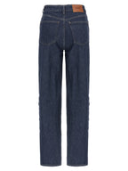 Blue Cotton Jeans Denim