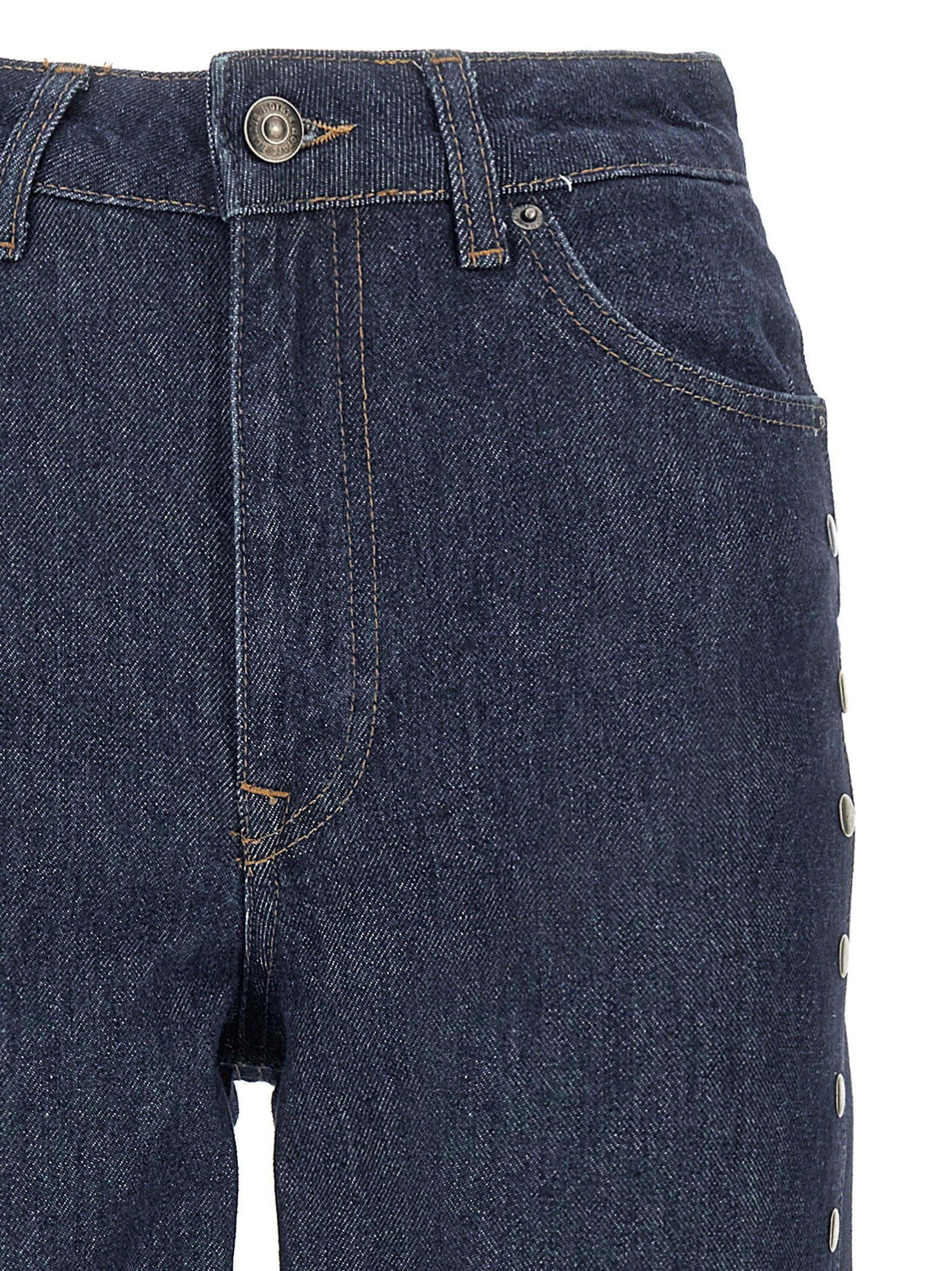Blue Cotton Jeans Denim