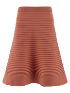 PLEATS PLEASE ISSEY MIYAKE Multicolor Polyester Midi Skirt