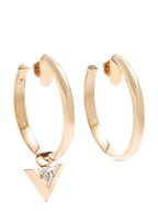 Valentino Garavani Gold Brass Earrings