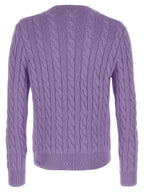 Polo Ralph Lauren Purple Cotton Cardigan