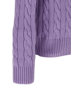 Polo Ralph Lauren Purple Cotton Cardigan