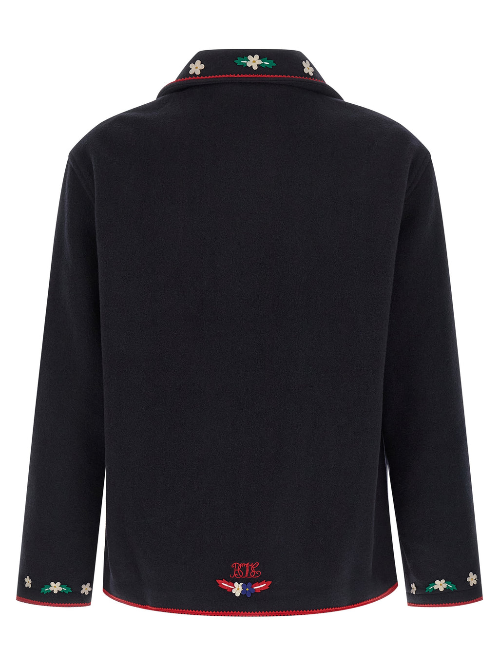 BODE Blue Wool Full-Length Jacket