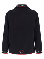 BODE Blue Wool Full-Length Jacket