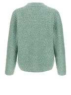 SÉFR Blue Marabou Cardigan