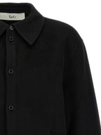 SÉFR Black Wool Blouse