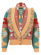 Alanui Multicolor Wool Cardigan