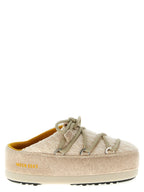 Moon Boot Beige Polyester Flat Boots