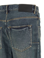PURPLE Blue Cotton Jeans Denim