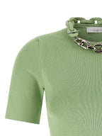 Paco Rabanne Bicolor Textile T-Shirt