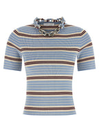 Paco Rabanne Blue Textile T-Shirt