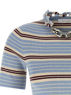 Paco Rabanne Blue Textile T-Shirt