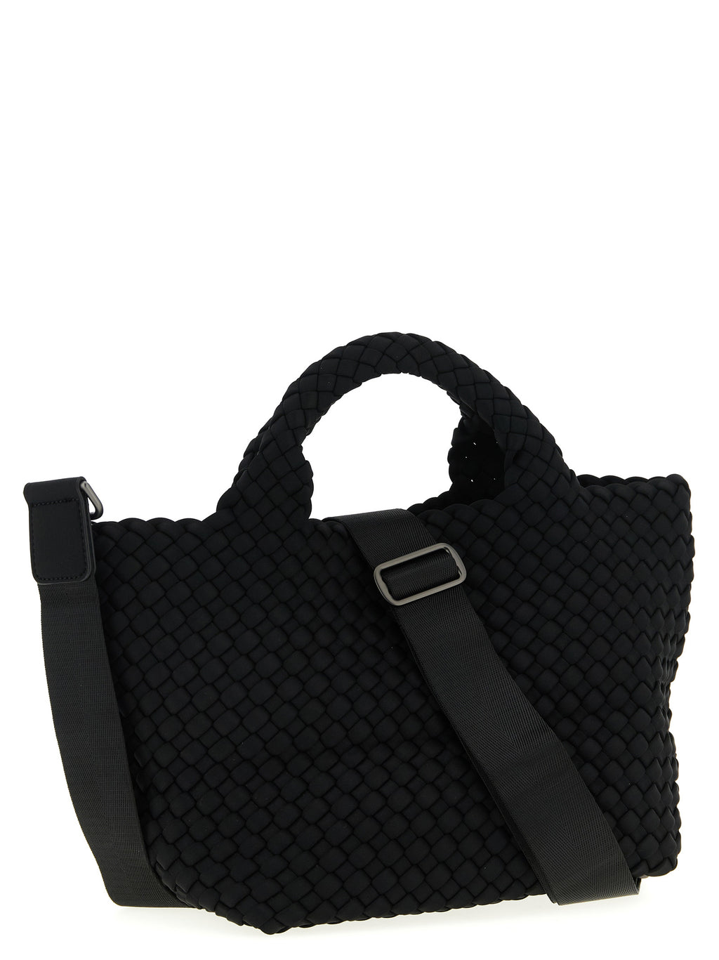 NAGHEDI Black Neoprene Tote Bag
