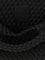 NAGHEDI Black Neoprene Tote Bag