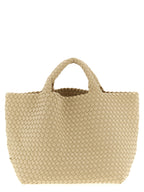 NAGHEDI Beige Neoprene Tote Bag