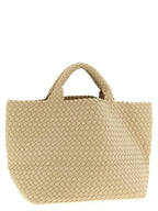 NAGHEDI Beige Neoprene Tote Bag