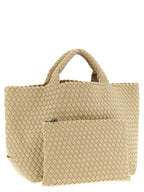 NAGHEDI Beige Neoprene Tote Bag