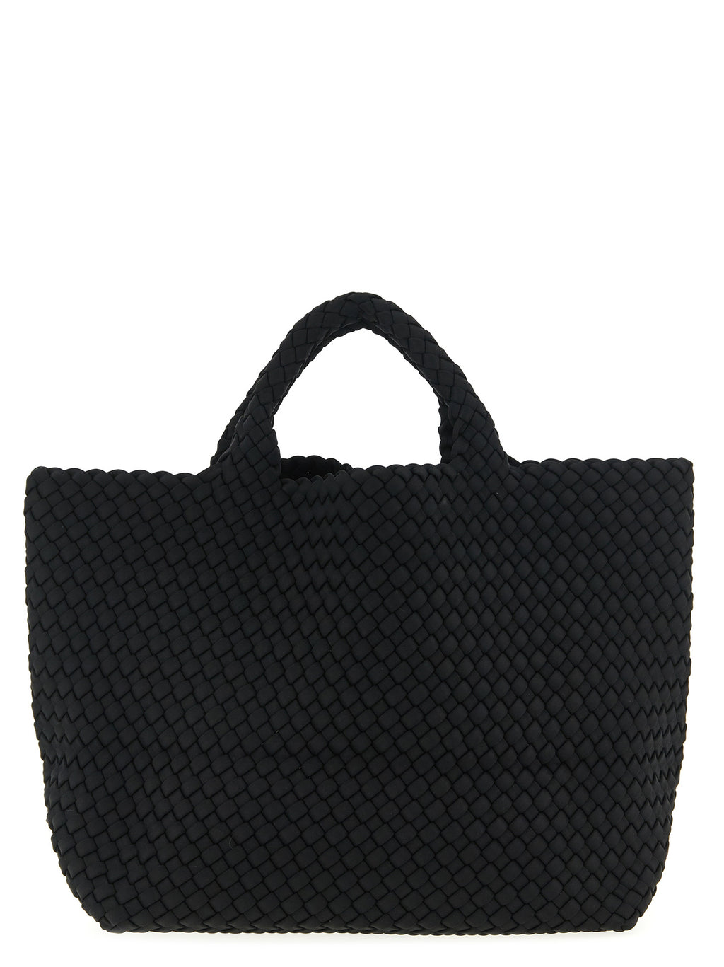 NAGHEDI Black Neoprene Tote Bag