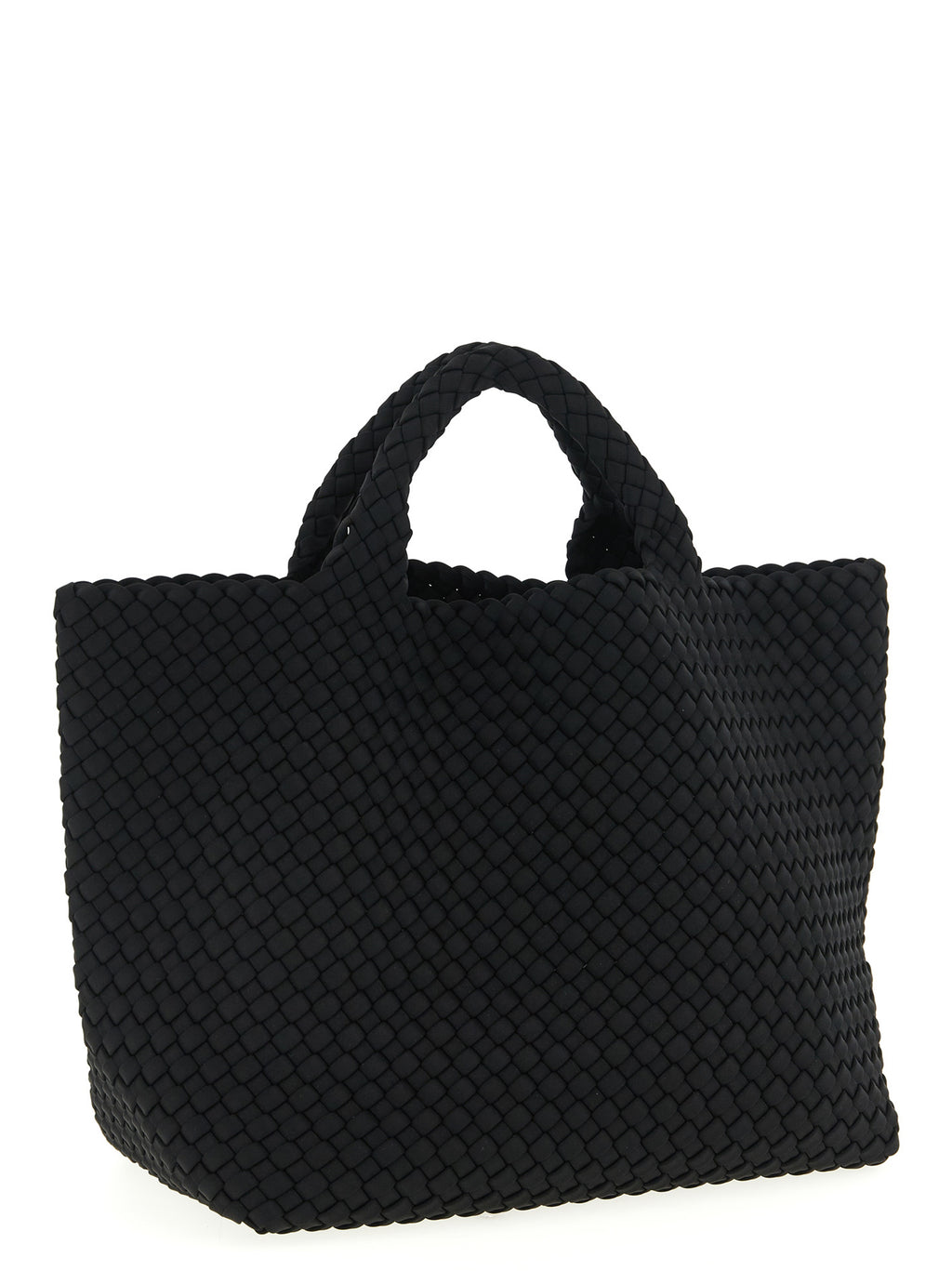 NAGHEDI Black Neoprene Tote Bag