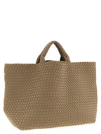 NAGHEDI Beige Neoprene Tote Bag