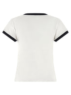 Ganni White Organic Cotton T-Shirt