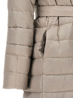 Max Mara White Polyamide Full-Length Jacket