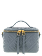 Blue Lamb Leather Handbag