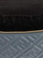 Blue Lamb Leather Handbag