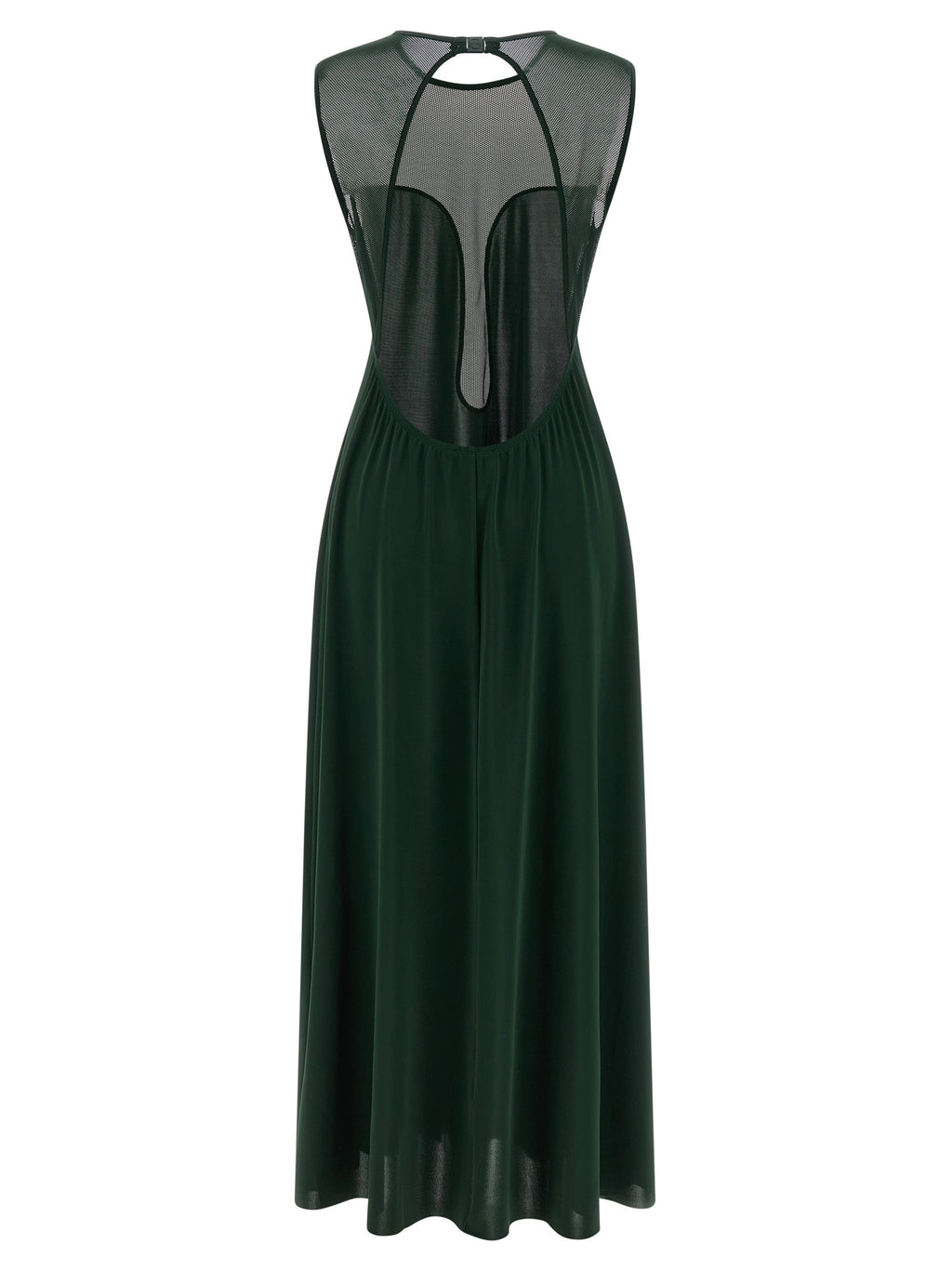 Bicolor Polyamide Long Dress