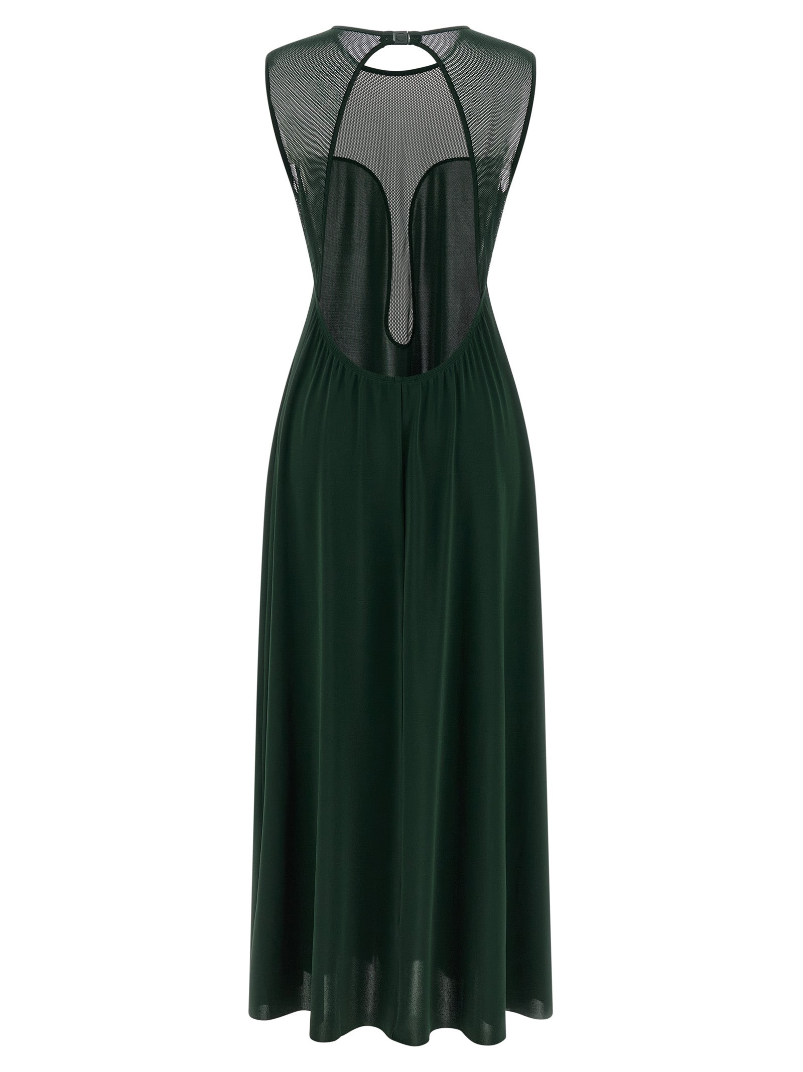 Bicolor Polyamide Long Dress
