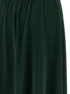 Bicolor Polyamide Long Dress