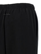 MM6 Maison Margiela Black Cotton Joggers (Workout Pants)