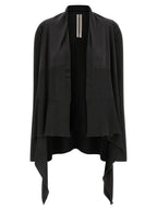 Rick Owens Black Wool Cardigan