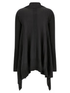 Rick Owens Black Wool Cardigan