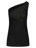 Black Viscose T-Shirt