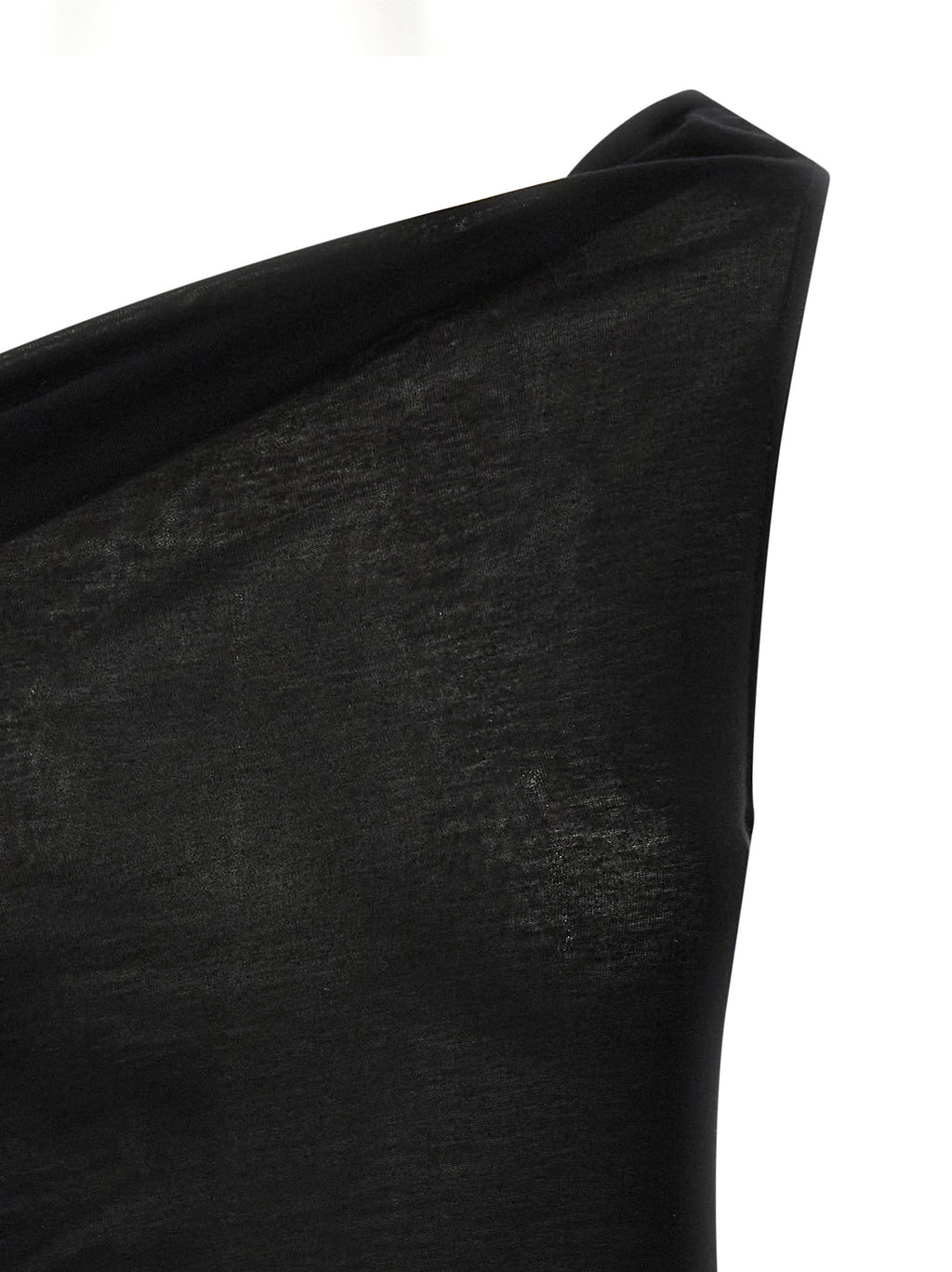 Black Viscose T-Shirt