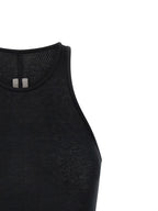 Rick Owens Black Viscose Tank Tops
