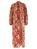 F.R.S. - FOR RESTLESS SLEEPERS Multicolor Silk Long Dress