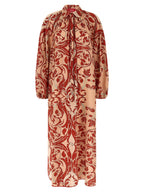F.R.S. - FOR RESTLESS SLEEPERS Multicolor Silk Long Dress