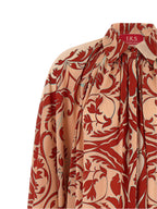 F.R.S. - FOR RESTLESS SLEEPERS Multicolor Silk Long Dress