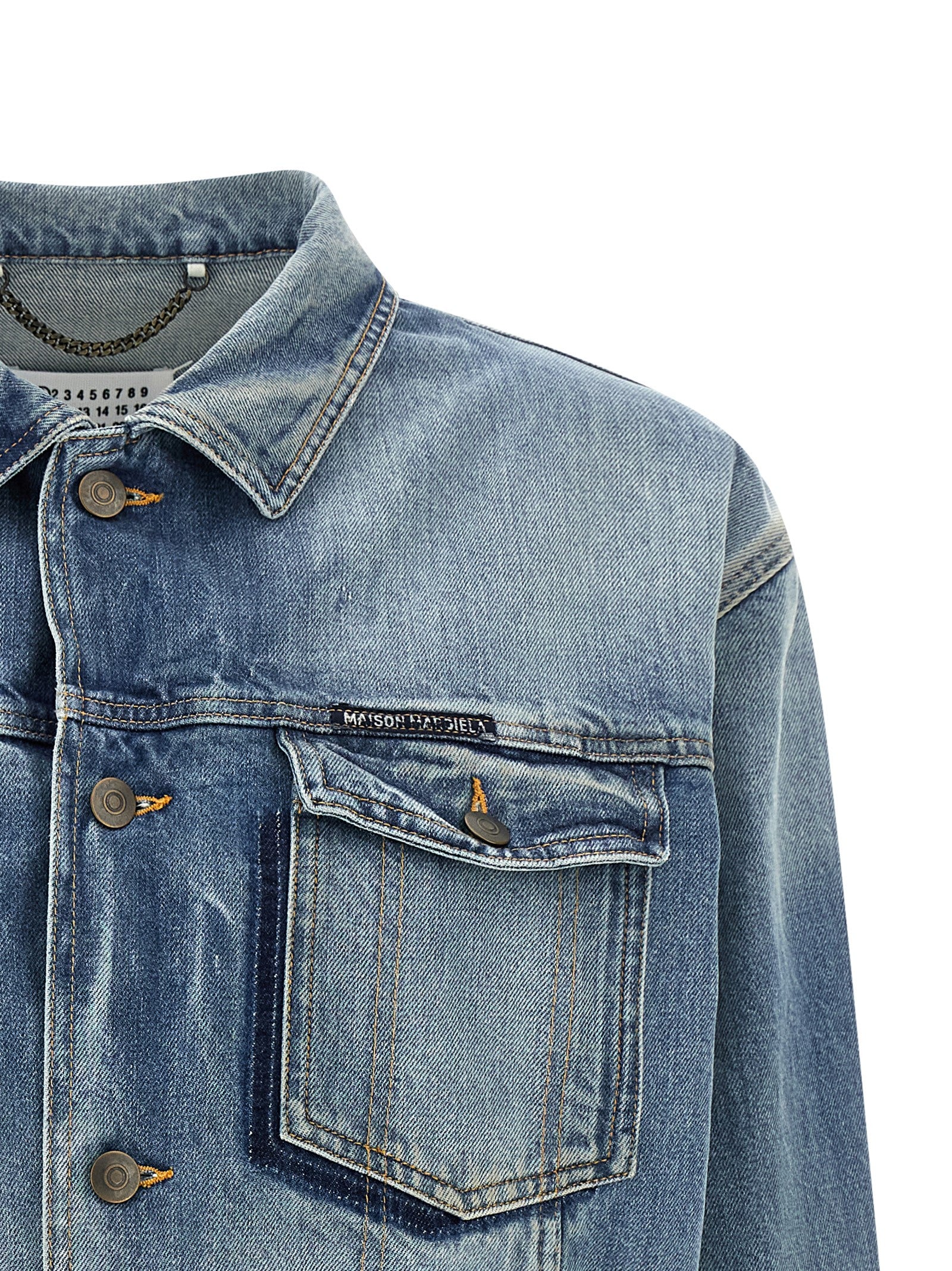 Blue Cotton Denim Jacket