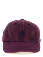 The Attico Purple Cotton Cap (Baseball Hat)