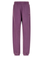 The Attico Purple Cotton Joggers (Workout Pants)