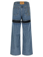 The Attico Blue Cotton Jeans Denim