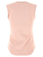 The Attico Multicolor Cotton Sleeveles T-Shirt