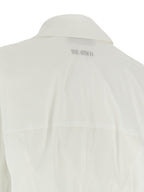 White Cotton Short Dress