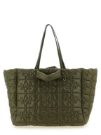 Bicolor Recycled Polyamide Tote Bag