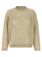 Brunello Cucinelli Beige Linen Cardigan
