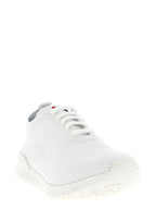 Kiton White Cotton Athletic Sneakers
