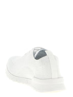 Kiton White Cotton Athletic Sneakers
